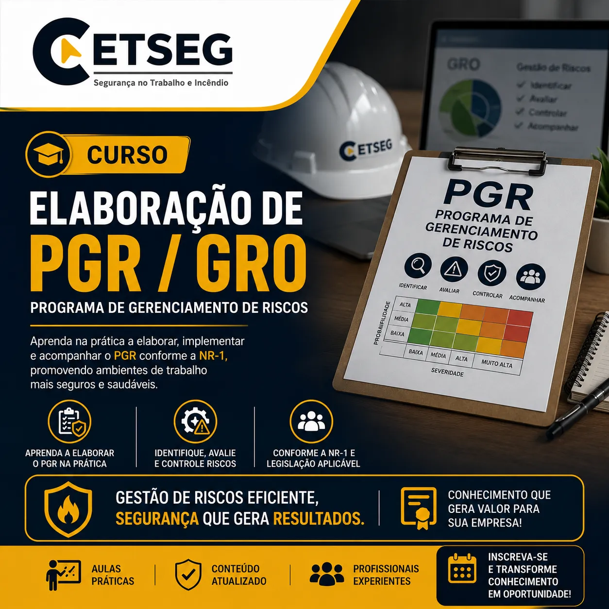 ELABORAÇÃO DE PGR – PROGRAMA DE GERENCIAMENTO DE RISCOS