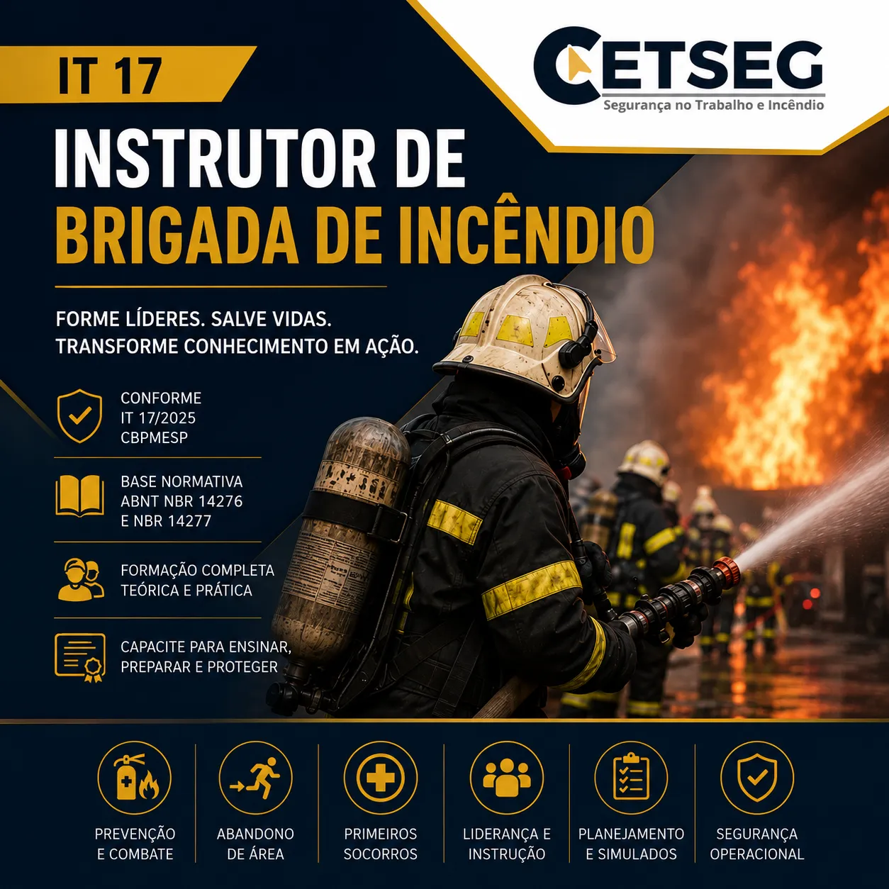 IT 17 - INSTRUTOR DE BRIGADA DE INCÊNDIO